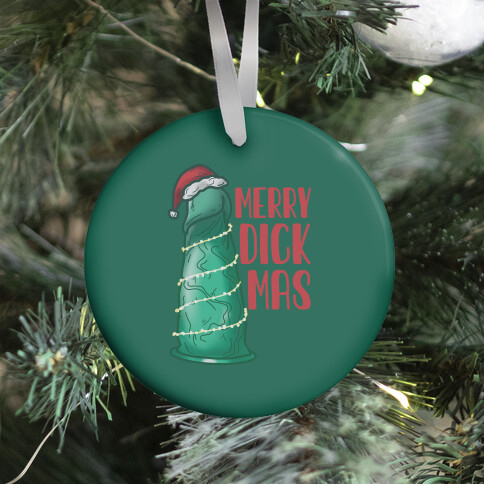 Merry Dickmas Ornament