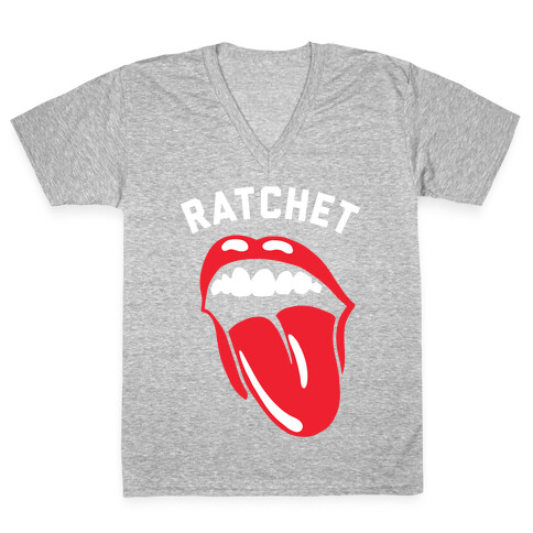 Ratchet V-Neck Tee Shirt