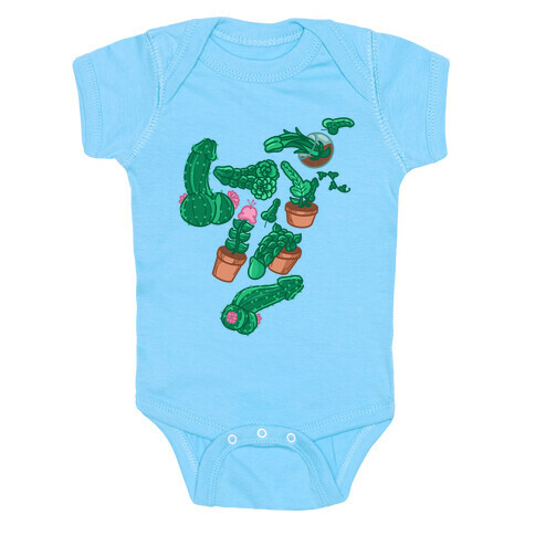 Penis Plants Pattern Baby One-Piece