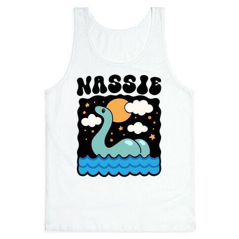 Nassie Lochness Monster Butt Parody Tank Top