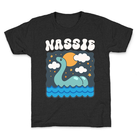 Nassie Lochness Monster Butt Parody Kids T-Shirt