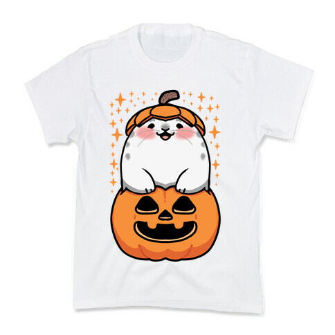 Cute Halloween Seal Kids T-Shirt