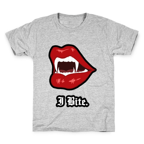 I Bite. Kids T-Shirt