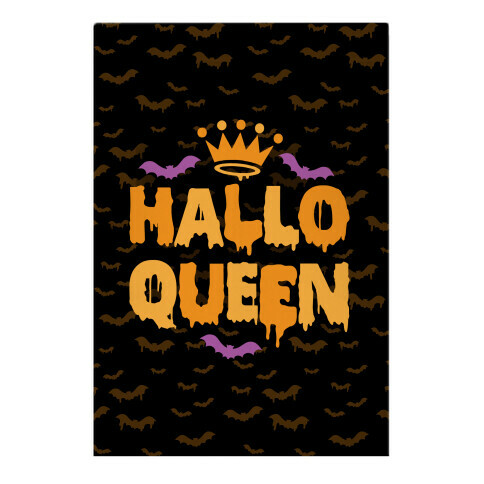 Hallo Queen Garden Flag