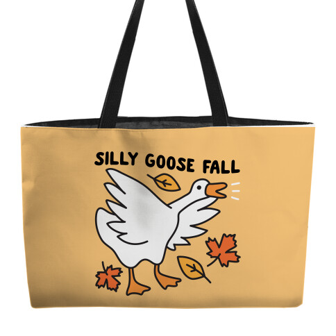 Silly Goose Fall Weekender Tote