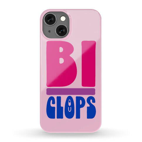 Bi-Clops Bisexual Cyclops Parody Phone Case