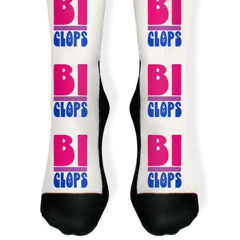 Bi-Clops Bisexual Cyclops Parody Sock