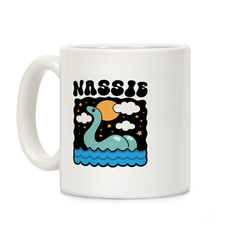 Nassie Lochness Monster Butt Parody Coffee Mug