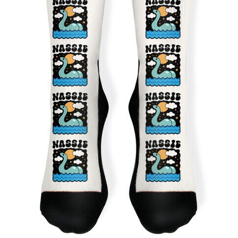 Nassie Lochness Monster Butt Parody Sock