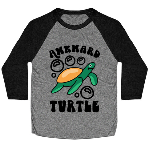 Awkward Turtle Baseball Tee