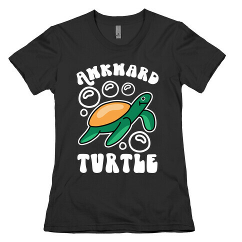 Awkward Turtle Womens T-Shirt