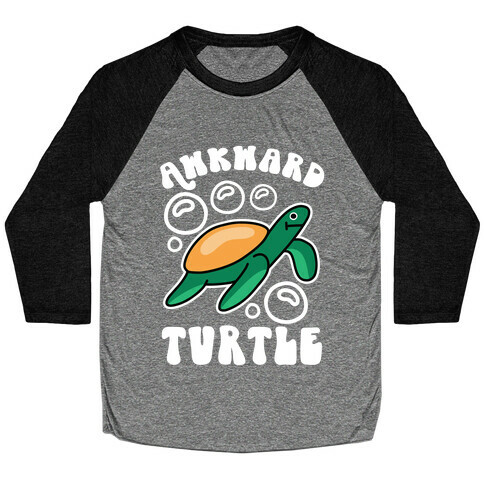 Awkward Turtle Baseball Tee