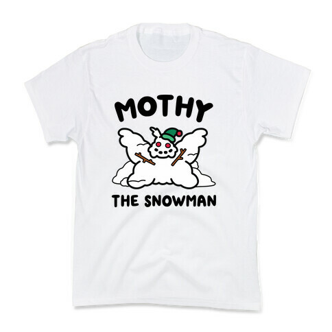 Mothy the Snowman Kids T-Shirt