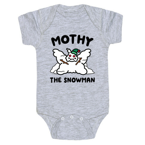 Mothy the Snowman Baby One-Piece