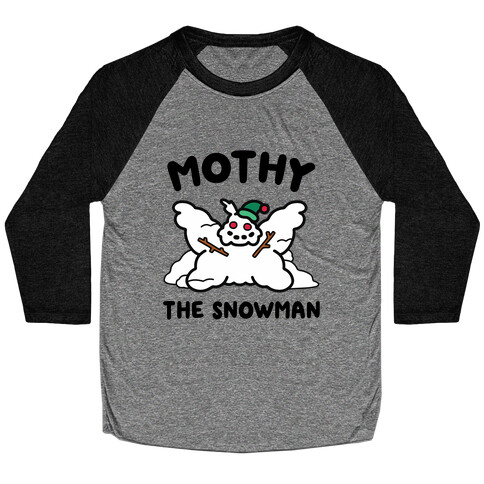 Mothy the Snowman Baseball Tee