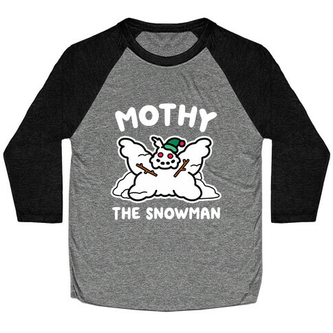 Mothy the Snowman Baseball Tee