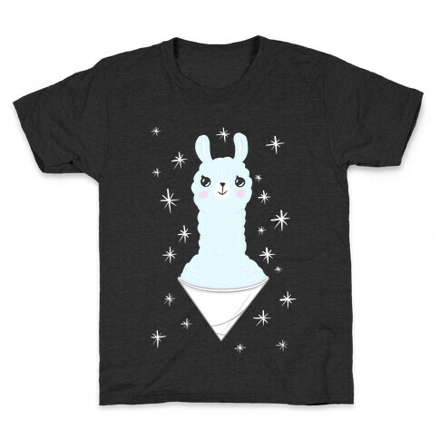Llama Snow Cone Kids T-Shirt