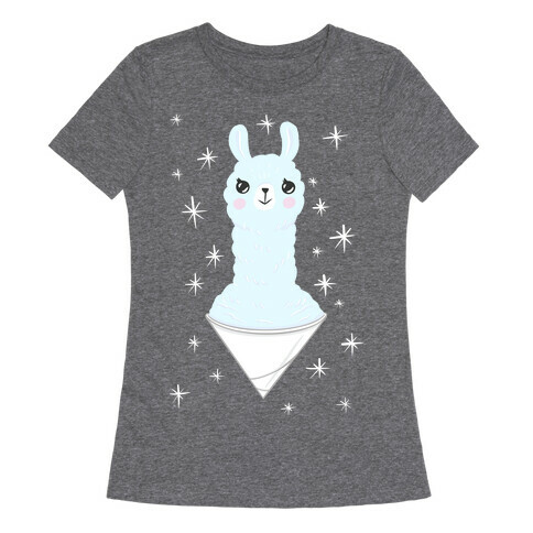 Llama Snow Cone Womens T-Shirt