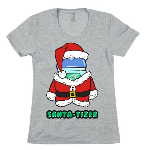 Santa-tizer Womens T-Shirt