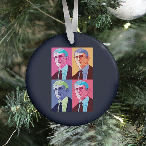 Anthony Fauci Pop Art Ornament