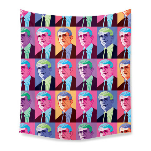 Anthony Fauci Pop Art Tapestry