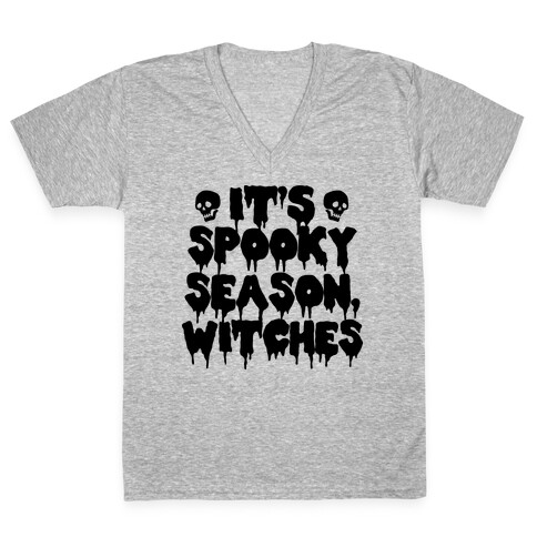 It's Spooky Season, Witches V-Neck Tee Shirt