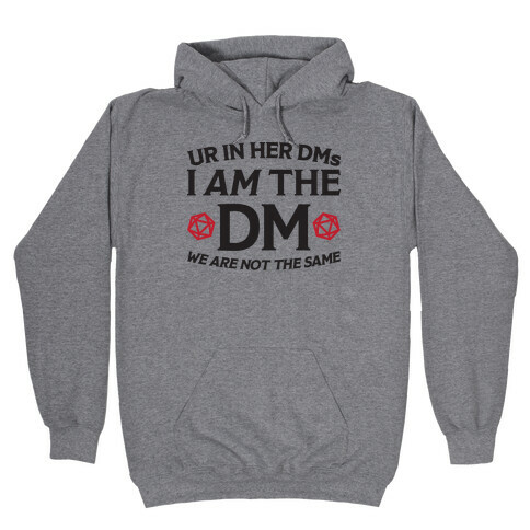 Ur In Her DMs, I Am The DM, We Are Not The Same Hooded Sweatshirt