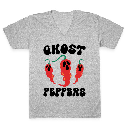 Ghost Peppers V-Neck Tee Shirt