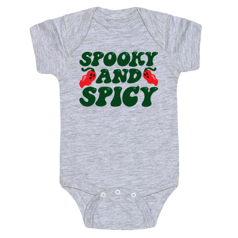 Spooky and Spicy Ghost Peppers Baby One-Piece