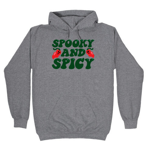 Spooky and Spicy Ghost Peppers Hooded Sweatshirt