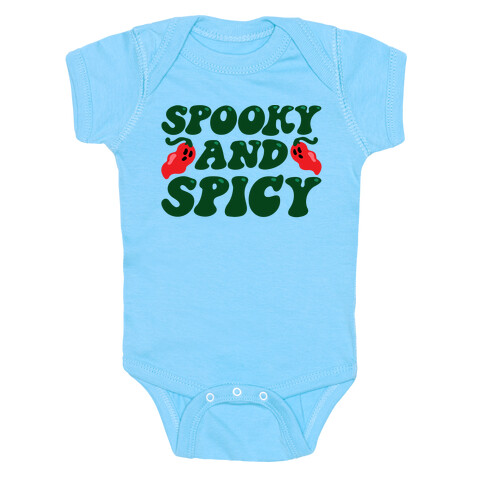 Spooky and Spicy Ghost Peppers Baby One-Piece