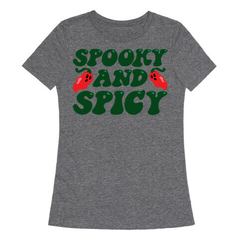 Spooky and Spicy Ghost Peppers Womens T-Shirt