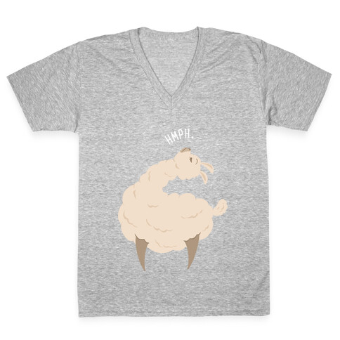 Petty Llama V-Neck Tee Shirt