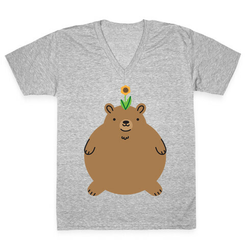 Round Bears V-Neck Tee Shirt