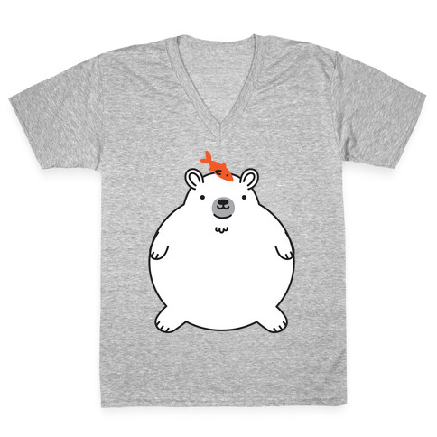 Round Bears V-Neck Tee Shirt