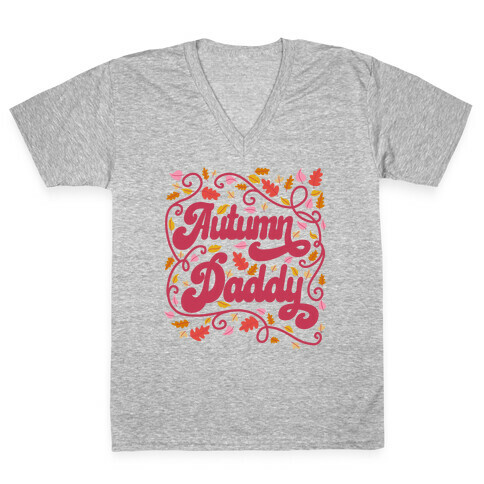Autumn Daddy V-Neck Tee Shirt