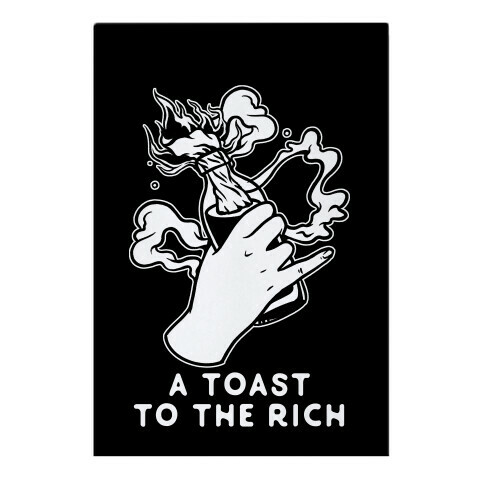 A Toast To The Rich Garden Flag