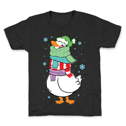 Scarf Duck Kids T-Shirt