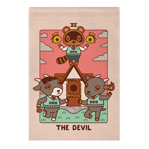 The Devil Tom Nook Garden Flag