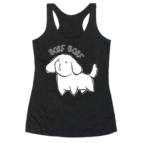 Borf Borf Racerback Tank Top