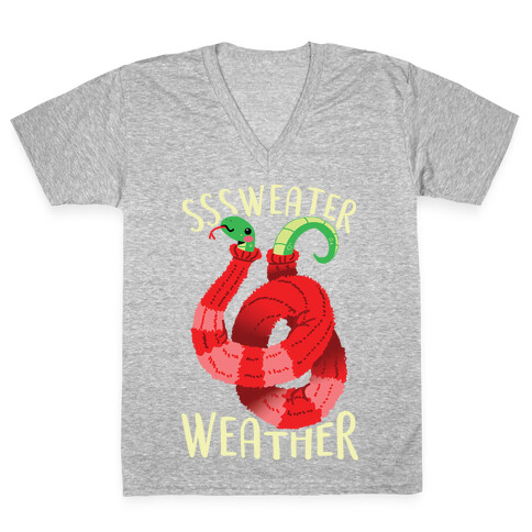 Sssweater Weather V-Neck Tee Shirt