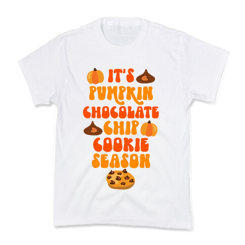 It's Pumpkin Chocolate Chip Cookie Season Kids T-Shirt