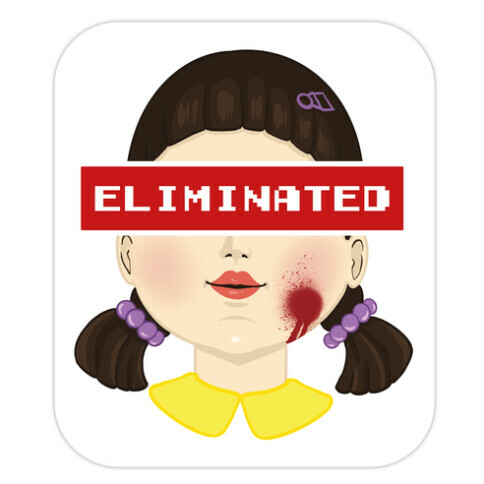 Eliminated (Squid Game) Die Cut Sticker