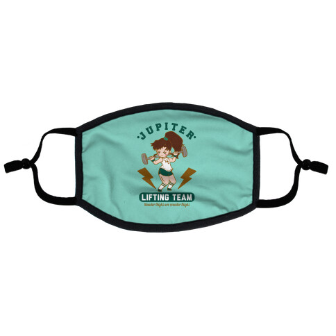 Jupiter Lifting Team Workout Parody Flat Face Mask