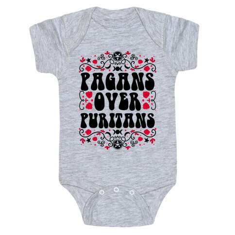 Pagans Over Puritans Baby One-Piece