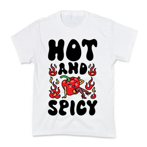 Hot And Spicy Pepper  Kids T-Shirt