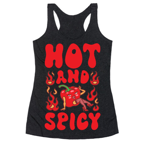 Hot And Spicy Pepper  Racerback Tank Top