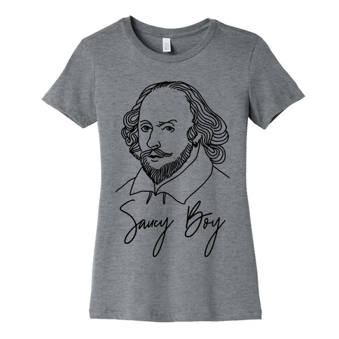 Saucy Boy William Shakespeare Womens T-Shirt