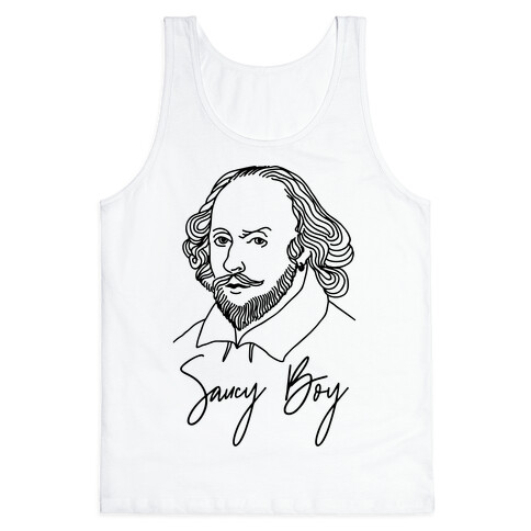 Saucy Boy William Shakespeare Tank Top