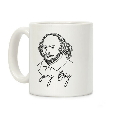 Saucy Boy William Shakespeare Coffee Mug